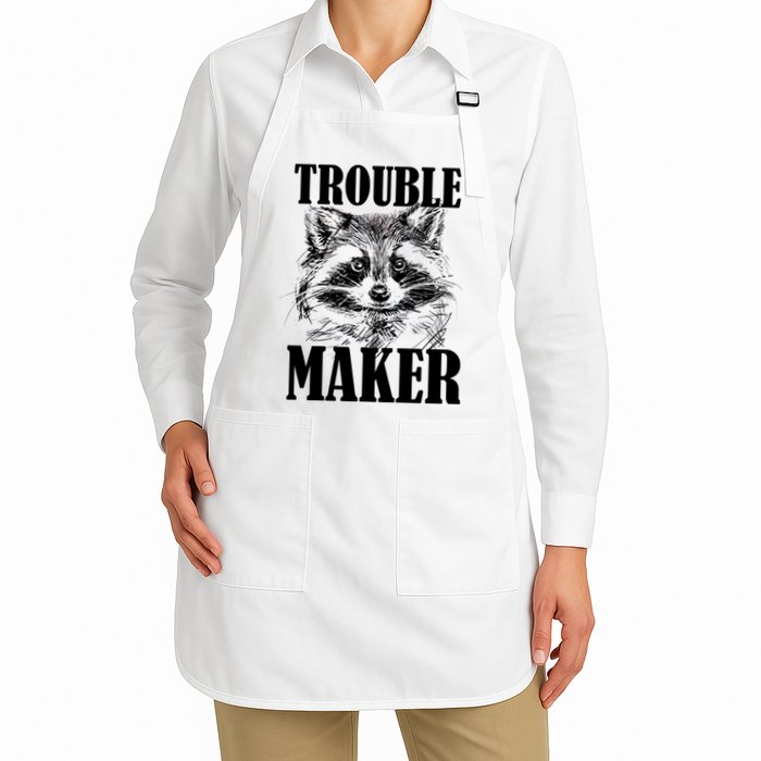 Trouble Maker Funny Raccoon Apron
