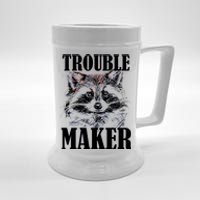 Trouble Maker Funny Raccoon Beer Stein