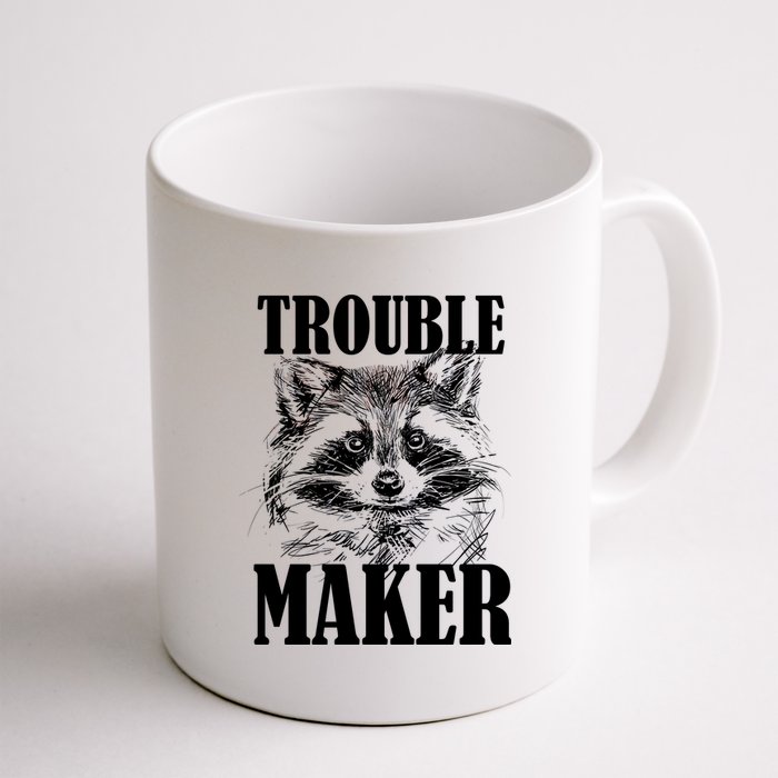 Trouble Maker Funny Raccoon Coffee Mug