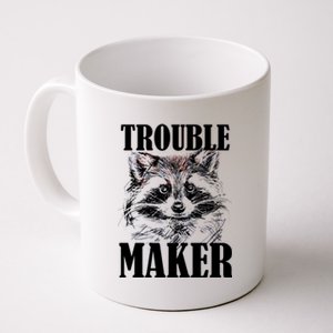 Trouble Maker Funny Raccoon Coffee Mug