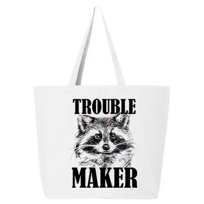 Trouble Maker Funny Raccoon 25L Jumbo Tote