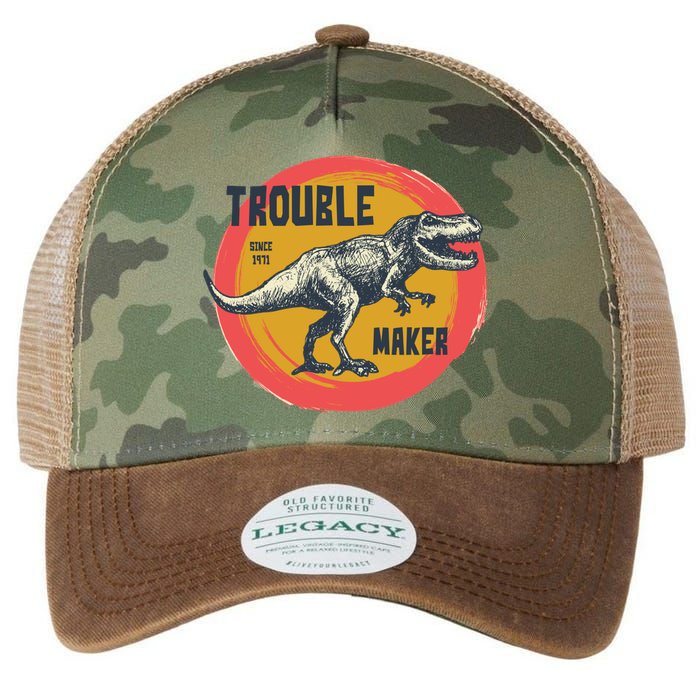Trouble Maker T-Rex Since 1971 Legacy Tie Dye Trucker Hat