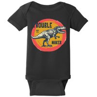 Trouble Maker T-Rex Since 1971 Baby Bodysuit