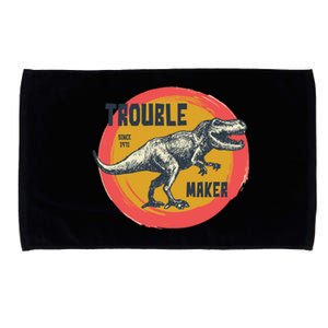 Trouble Maker T-Rex Since 1971 Microfiber Hand Towel