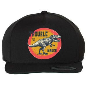 Trouble Maker T-Rex Since 1971 Wool Snapback Cap