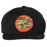 Trouble Maker T-Rex Since 1971 Wool Snapback Cap