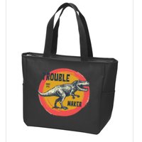 Trouble Maker T-Rex Since 1971 Zip Tote Bag