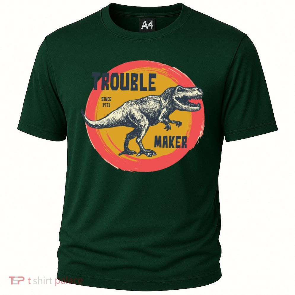 Trouble Maker T-Rex Since 1971 Cooling Performance Crew T-Shirt