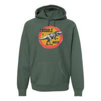 Trouble Maker T-Rex Since 1971 Premium Hoodie