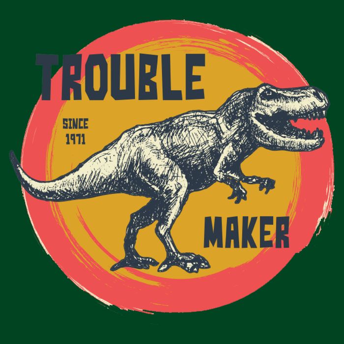 Trouble Maker T-Rex Since 1971 Mousepad