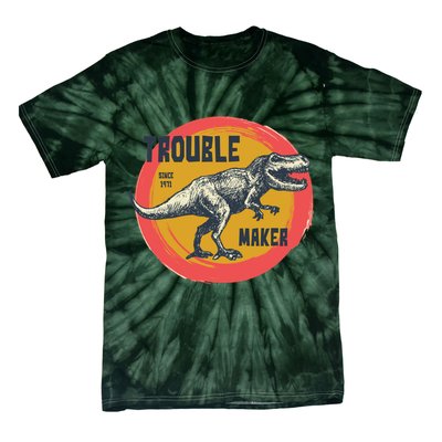 Trouble Maker T-Rex Since 1971 Tie-Dye T-Shirt