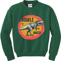Trouble Maker T-Rex Since 1971 Kids Sweatshirt