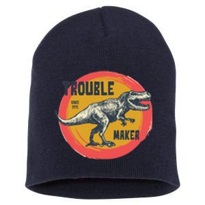 Trouble Maker T-Rex Since 1971 Short Acrylic Beanie