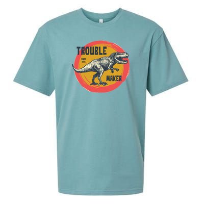 Trouble Maker T-Rex Since 1971 Sueded Cloud Jersey T-Shirt