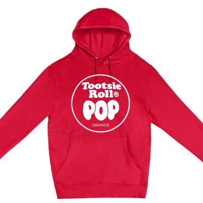 Tootsie Roll Pops Orange Funny Candy Group Halloween Costume Premium Pullover Hoodie