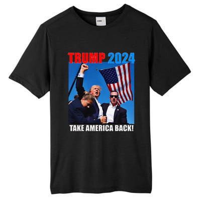 Trump Rally Pray For President Trump God Bless Trump Tall Fusion ChromaSoft Performance T-Shirt