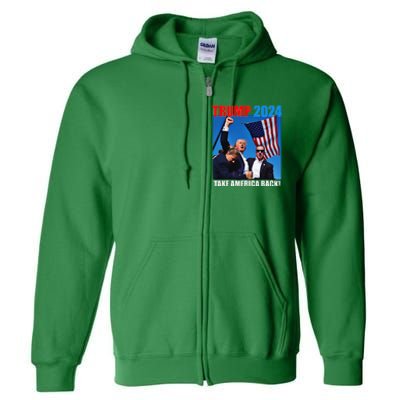 Trump Rally Pray For President Trump God Bless Trump Full Zip Hoodie