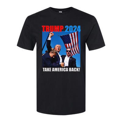 Trump Rally Pray For President Trump God Bless Trump Softstyle CVC T-Shirt