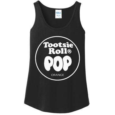 Tootsie Roll Pops Orange Funny Candy Group Halloween Costume Ladies Essential Tank