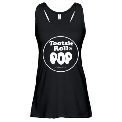 Tootsie Roll Pops Orange Funny Candy Group Halloween Costume Ladies Essential Flowy Tank