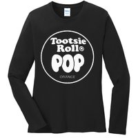 Tootsie Roll Pops Orange Funny Candy Group Halloween Costume Ladies Long Sleeve Shirt