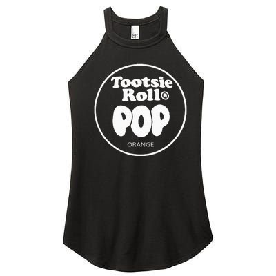 Tootsie Roll Pops Orange Funny Candy Group Halloween Costume Women's Perfect Tri Rocker Tank