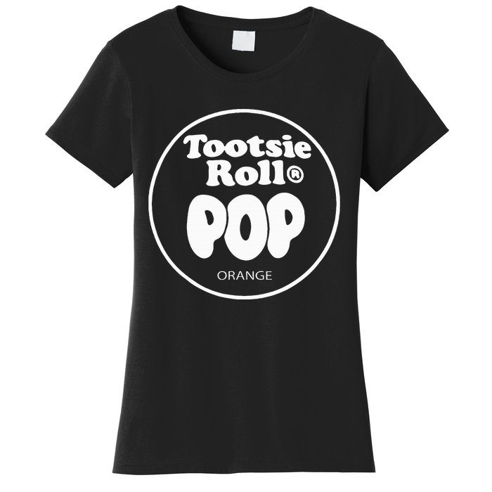 Tootsie Roll Pops Orange Funny Candy Group Halloween Costume Women's T-Shirt