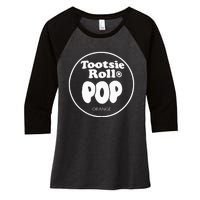 Tootsie Roll Pops Orange Funny Candy Group Halloween Costume Women's Tri-Blend 3/4-Sleeve Raglan Shirt