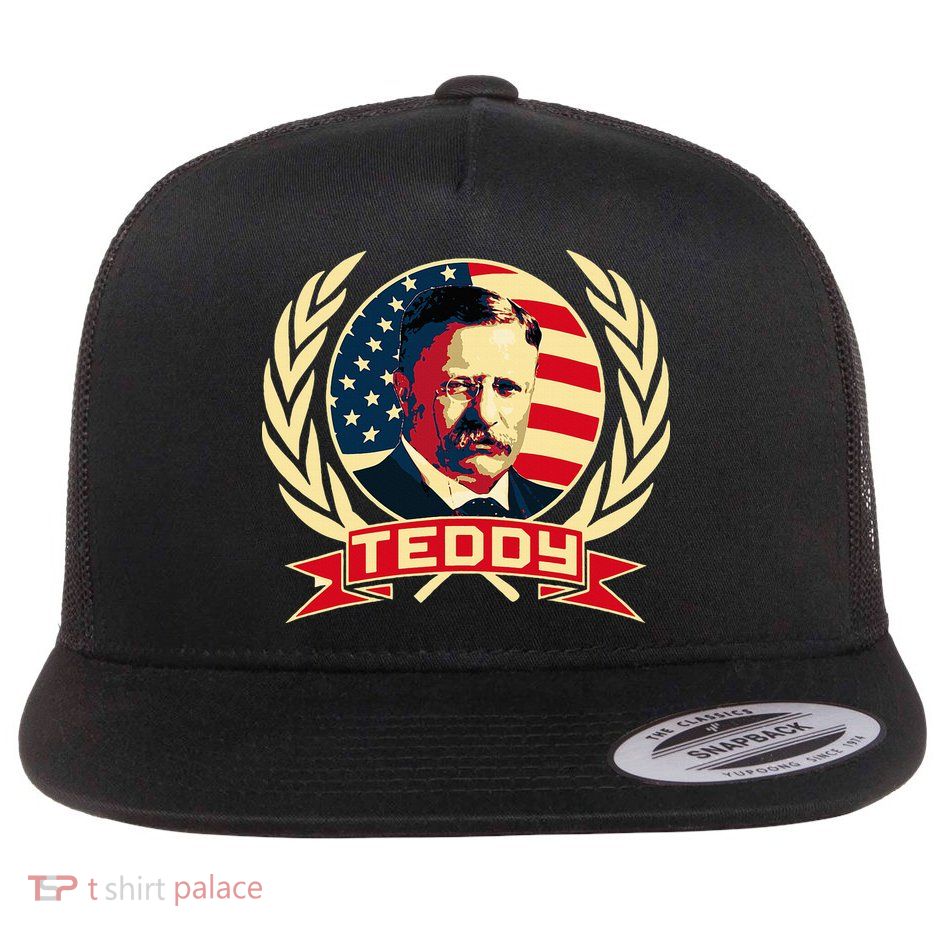 Theodore Roosevelt. President Teddy. American Stars. Flatbill Hat