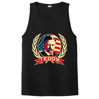 Theodore Roosevelt. President Teddy. American Stars. PosiCharge Competitor Tank