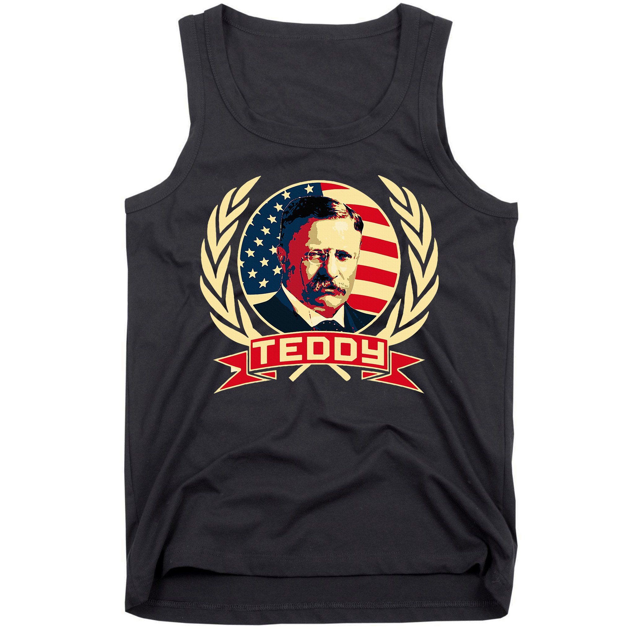 Theodore Roosevelt. President Teddy. American Stars. Tank Top