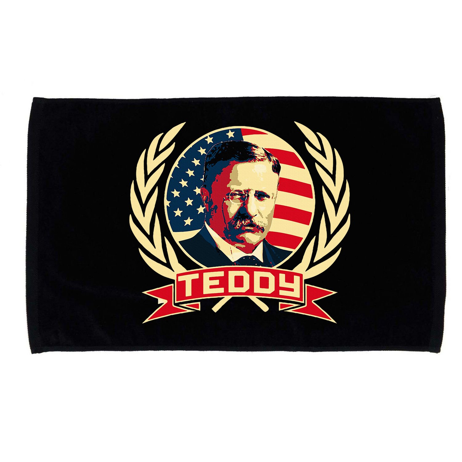 Theodore Roosevelt. President Teddy. American Stars. Microfiber Hand Towel