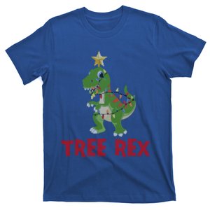 Tree Rex Pyjamas Xmas Lights Christmas Dinosaur Gift T-Shirt