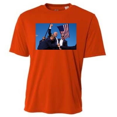 Trump Rally Pray For President Trump God Bless Trump Gift Cooling Performance Crew T-Shirt