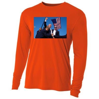 Trump Rally Pray For President Trump God Bless Trump Gift Cooling Performance Long Sleeve Crew