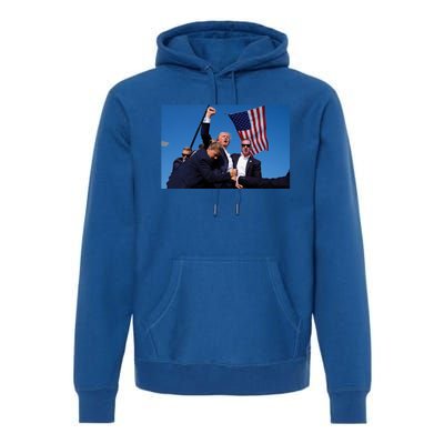 Trump Rally Pray For President Trump God Bless Trump Gift Premium Hoodie