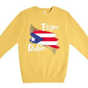 Team Rubio Puerto Rico PR Flag Pride Premium Crewneck Sweatshirt