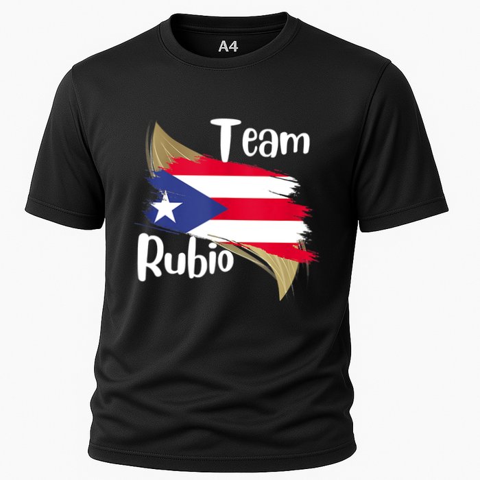 Team Rubio Puerto Rico PR Flag Pride Cooling Performance Crew T-Shirt