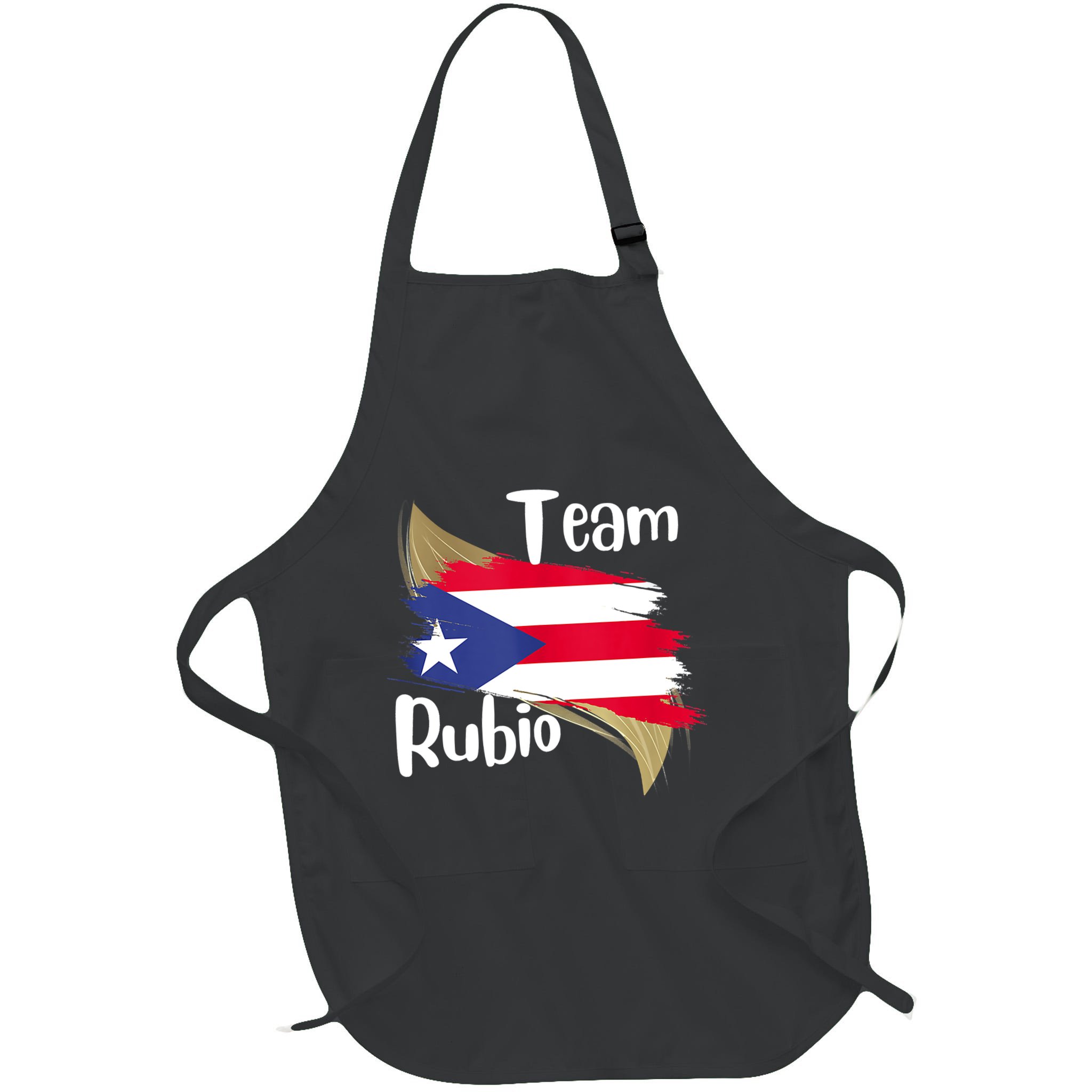 Team Rubio Puerto Rico PR Flag Pride Apron