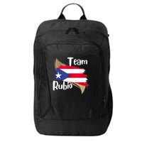 Team Rubio Puerto Rico PR Flag Pride City Backpack