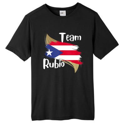 Team Rubio Puerto Rico PR Flag Pride Tall Fusion ChromaSoft Performance T-Shirt