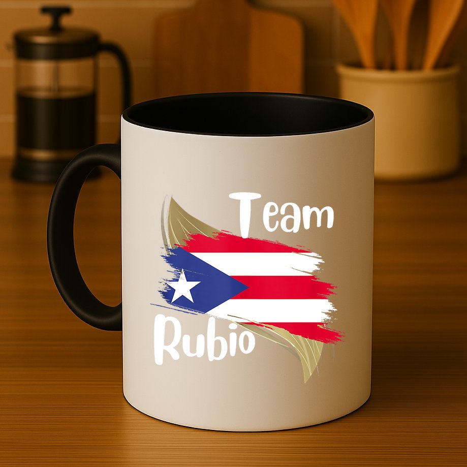 Team Rubio Puerto Rico PR Flag Pride Mug