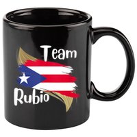 Team Rubio Puerto Rico PR Flag Pride 11oz C Handle Ceramic Mug