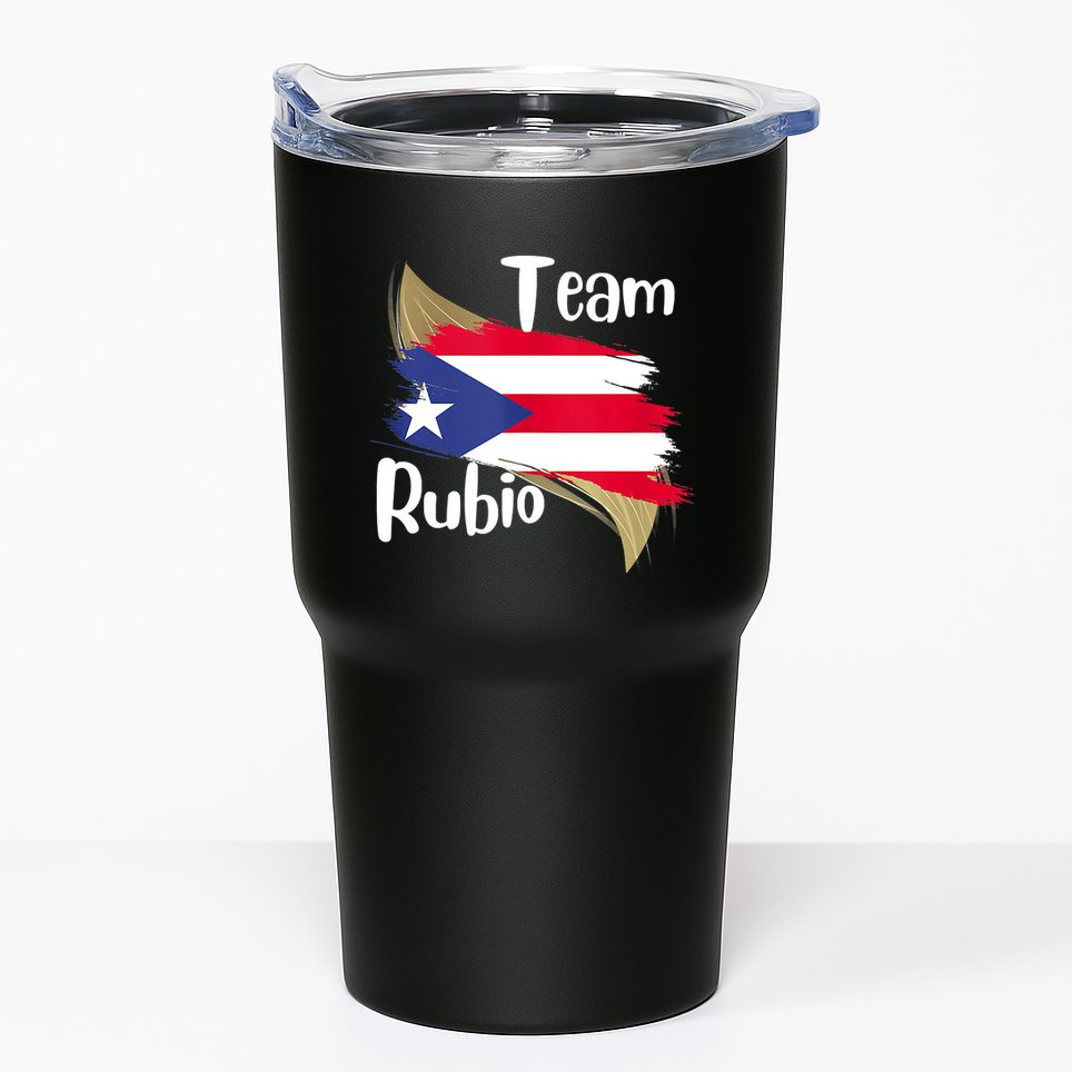 Team Rubio Puerto Rico PR Flag Pride Tumbler