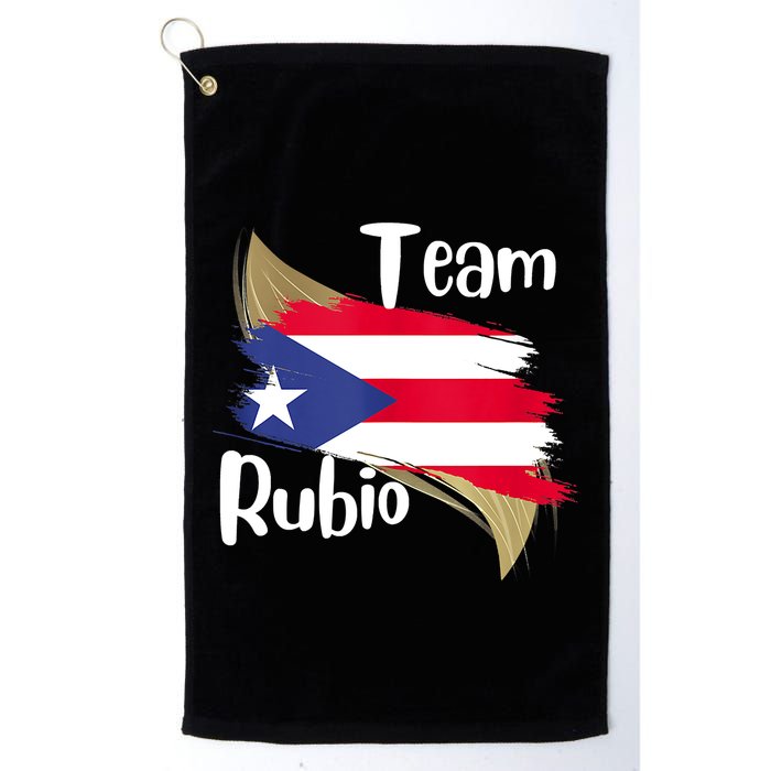 Team Rubio Puerto Rico PR Flag Pride Golf Towel