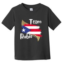 Team Rubio Puerto Rico PR Flag Pride Toddler T-Shirt