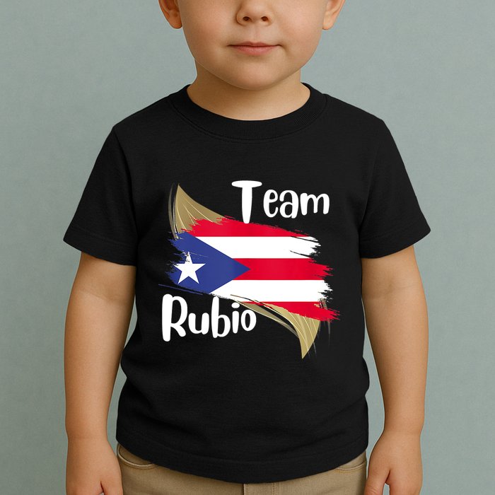 Team Rubio Puerto Rico PR Flag Pride Toddler T-Shirt