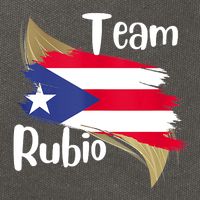 Team Rubio Puerto Rico PR Flag Pride Cotton Canvas Backpack