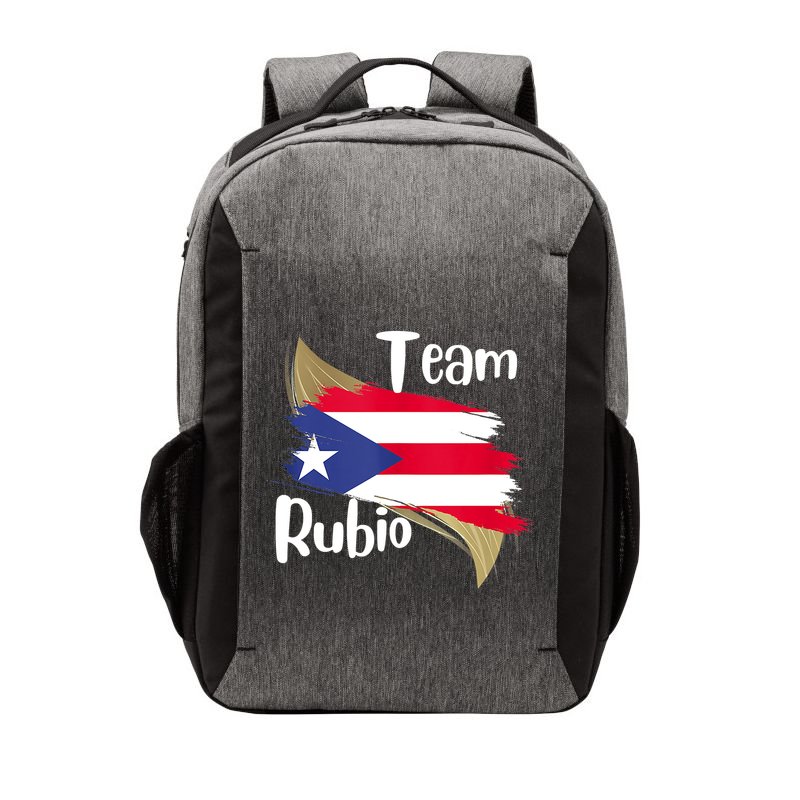 Team Rubio Puerto Rico PR Flag Pride Vector Backpack