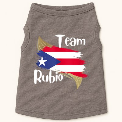 Team Rubio Puerto Rico PR Flag Pride Doggie Tank